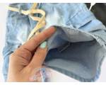 شلوارک جين کاغذي ٦جيب پسرونه(9681)