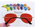 عینک ریبن شیشه رنگی(3921)