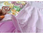 پیراهن سه پله چین چینی دخترونه(9738)