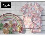 ست راحتی تیشرت شلوار بچگانه(9782)