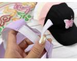 کلاه دم اسبی دخترونه طرح پروانه(9791)