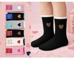 جوراب لب کنگره ای قلبی(9881)