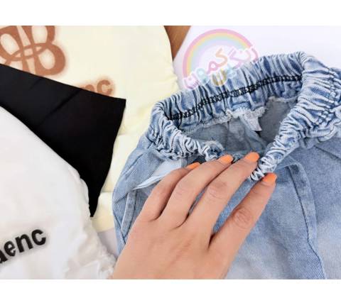 ست کراپ شلوارک گت دار دخترونه(9723)