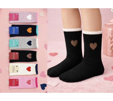 جوراب لب کنگره ای قلبی(9881)