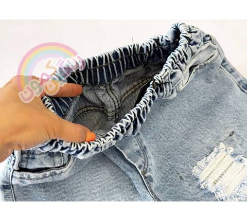 شلوار فول بگ زاپدار بچگانه(9706)