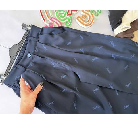 شلوار بگ ریزشی ysl بچگانه(9869)